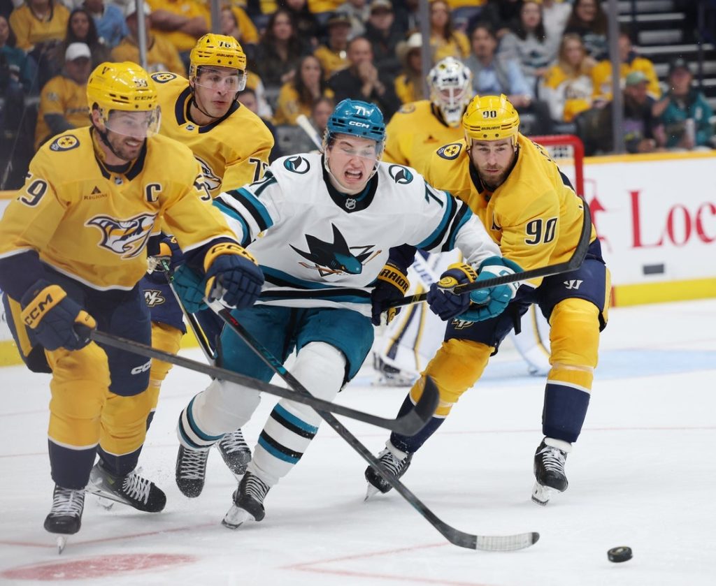 Sharks outlast Predators in Western Conference matchup